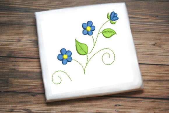 Cute Blue Flowers Leaves: A Holiday Design Review