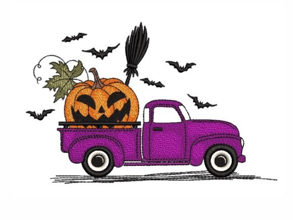 Halloween Truck Embroidery Review for Seasonal Sales