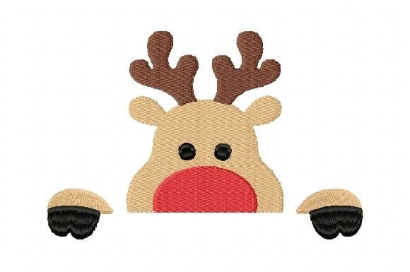 Review: Christmas Peeking Reindeer for Boutique Apparel