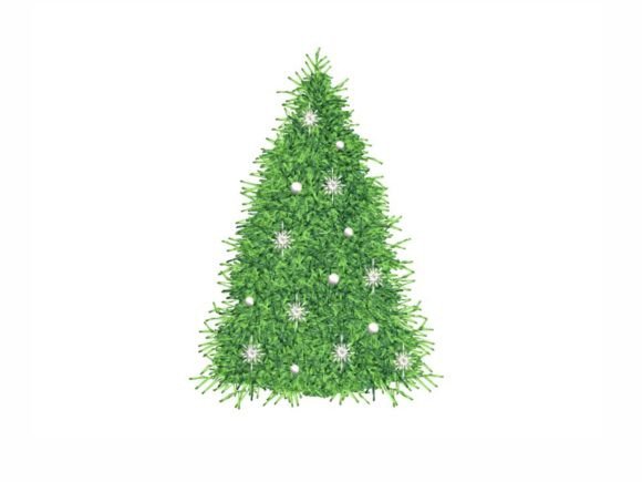 Review: Christmas Tree with Snowflakes Embroidery