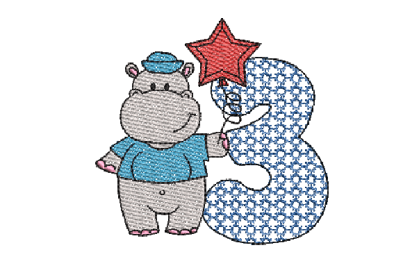 Review: Number 3 Cute Hippo for Small Business Merch