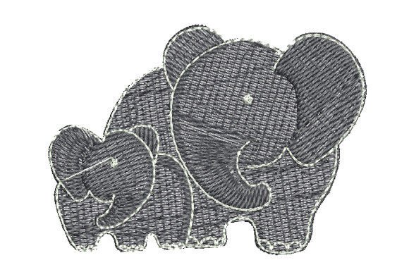 Review: Two Fat Mother and Baby Elephants Design