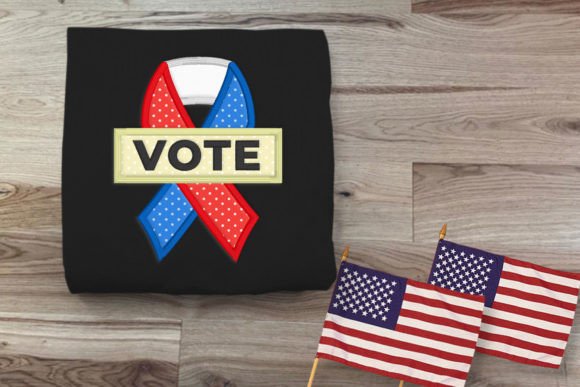 Vote Ribbon Applique: A Designer’s Review